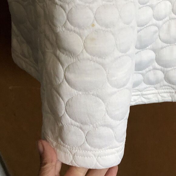 Linea Domani Limited Edition Women’s White Circle Quilt Design Dress Size 16 - Picture 11 of 15